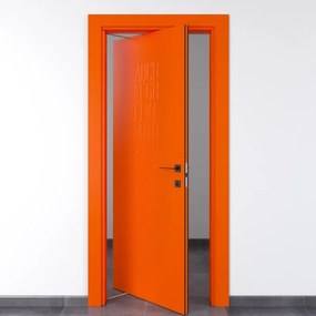 Porta rototraslante Keyboard Orange arancione L 70 x H 210 cm sinistra