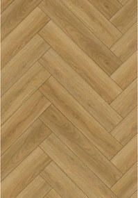 Mexen Chattanooga  pannelli vinilici a spina di pesce 570 x 95 mm LVT Dryback 2,5 mm, supporto in PVC, 4 V-Fuga, Rovere