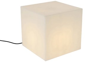 Lampada da esterno intelligente bianca quadrata 38 cm incl. LED A60 IP44 - Nura