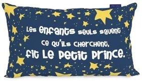 Fodera per cuscino HappyFriday Le Petit Prince Son avion Multicolore 50 x 30 cm