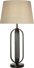 Searchlight EU91101NA - Lampada da tavolo CHIC 1xE27/60W/230V colore crema