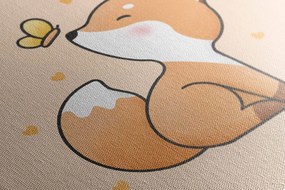Quadro su tela – Volpina curiosa