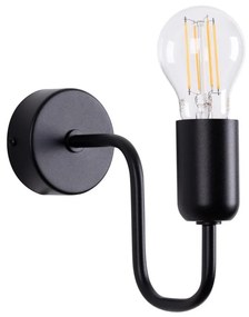 Sollux SL.1445 - Applique VECTOR 1xE27/15W/230V nero