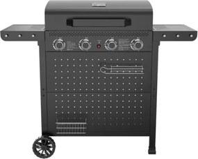 Barbecue A Gas 4 Fuochi Ripiani Pieghevoli Hot 4 C-Line