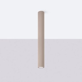 Faretto grigio tortora in metallo Gleam – Sollux