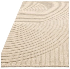 Tappeto in lana beige 160x230 cm Hague - Asiatic Carpets