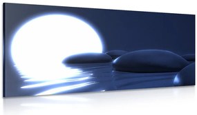 Stampa su tela – Pietre Zen e luna piena