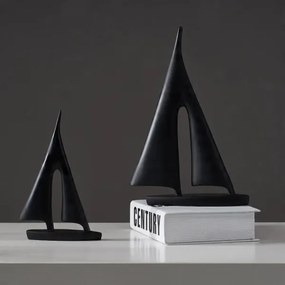 Decorazione da tavolo 28 cm resina/nero