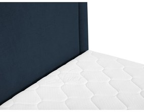 Letto boxspring blu scuro con contenitore 180x200 cm Eclipse - Cosmopolitan Design