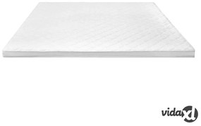 vidaXL Coprimaterasso 180x200cm Schiuma a Freddo Superficie a Onde 6cm