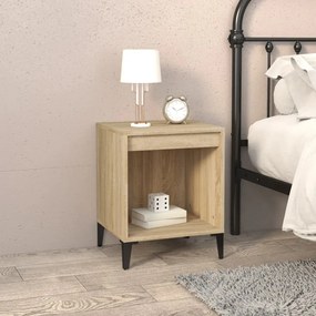 Comodino Rovere Sonoma 40x35x50 Cm /