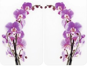 WENKO 2521433500 - Copripiastra - Fiore/Pianta 30x52 cm multicolore