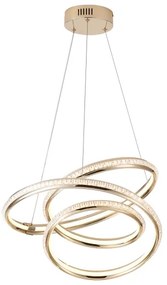 Lampadario LED a sospensione con filo LED/38W/230V 3000K 50x50 cm