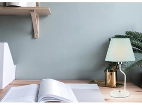 Lampada da tavolo YORK 1xE14/60W/230V bianco/blu