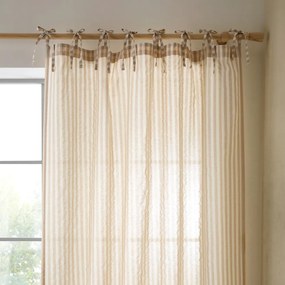 Tenda beige 140x229 cm Zanzibar Woven Stripe – Pineapple Elephant