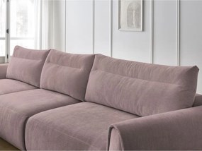 Divano angolare in rosa chiaro Aden – Bobochic Paris