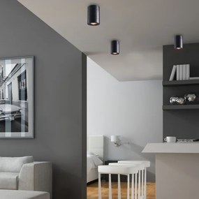 Faretto BIMA 1xGU10/25W/230V tondo nero