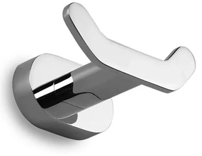 Kamalu - Doppio gancio appendino moderno ottone cromato OLVO-3451