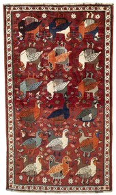 Shiraz Tappeto persiano 200 x 120 Rosso (Iran) Annodato A Mano
