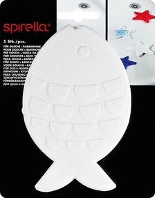 Set di tappetini antiscivolo per bambini 5 pz per la vasca 16x10,5 cm Globefish – Spirella