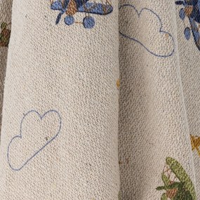 Coperta panna 130x160 cm Plane - Bloomingville Mini