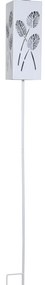 Decorazione a luce solare LED in metallo bianco Albaleaf - Star Trading