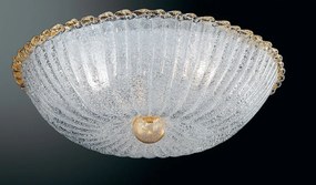 Plafoniera 2 luci in vetro di Murano -960/40 - Vetrilamp