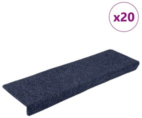 Tappetini Autoadesivi Per Scale 20 Pz Antracite 65x21x4 Cm /