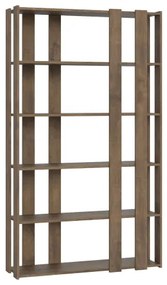 Libreria in legno Noce 120x204h cm con 8 fasce - KATO E SMALL