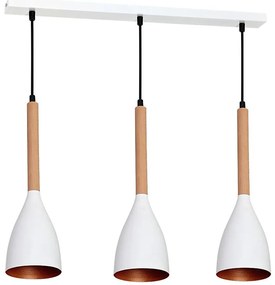 Lampadario a sospensione con filo MUZA 3xE27/60W/230V