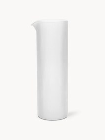 Caraffa in vetro soffiato con scanalatura in rilievo Ripple, 1,1 L