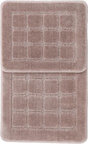 Set di tappetini per il bagno marroni 2 pz 50x80 cm Kareli – Foutastic