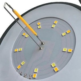 Grundig - Lanterna da campeggio LED/3xAA 3000/4500/6000K IP44 nera