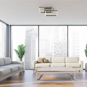 JUST LIGHT. 14053-79 - Plafoniera LED AKUSTIKA LED/15W/230V rovere/nero