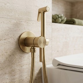 Rubinetto bidet Rea Foster Brush Gold