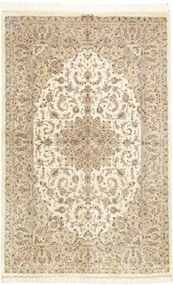 Ghom Tappeto 130 x 200 Beige (Iran) Annodato A Mano