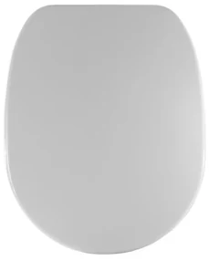 Copriwater CONNECT ovale dedicato per serie sanitari con chiusura rallentata sganciabile in urea bianco