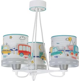Dalber 61687 - Lampadario per bambini BABY TRAVEL 3xE27/60W/230V