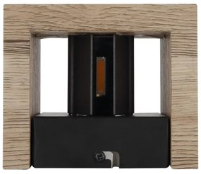 Globo 15553W1W - Applique a LED ALINA LED/8W/230V marrone