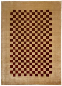 Loribaft Tappeto 250 x 350 Beige (Indian) Annodato A Mano