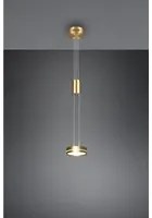 Sospensione Moderna Isola Disco Led Franklin Ottone Trio Lighting