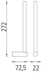 NIMCO BR 11055S-26 - Porta carta igienica BORMO cromo lucido