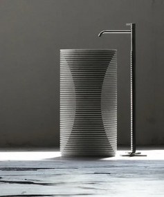 Antonio Lupi Introverso2 Lavabo freestanding  A Terra 45x85 cm in Marmo Carrara