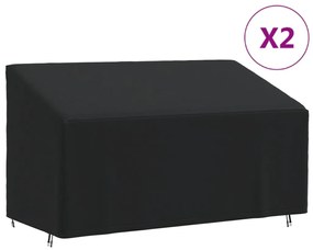 Coperture Per Panca A 3 Posti 2pz 175x85x68/94 Cm 420d Oxford /