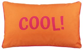 Cuscino da esterno 30x50 cm arancione scritta double face