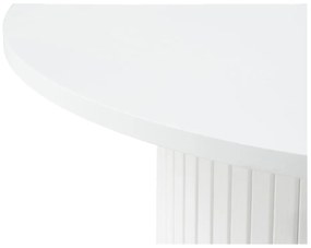 Tavolino da salotto rotondo bianco Nola – Unique Furniture