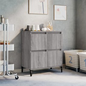 Credenza grigio sonoma 60x35x70 cm in legno multistrato