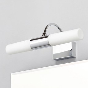 Applique da parete Devran Lindby, dimmerabile, Cromo / Argento, Bagno, Metallo, Moderno, Applique