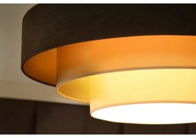 Duolla - Plafoniera LED LUNETA LED/26W/230V diametro 60 cm 4000K marrone/oro