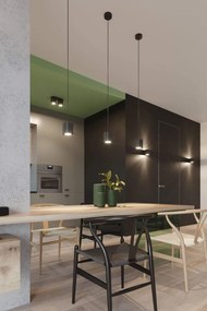 Plafoniera da Soffitto in Alluminio ORBIS 1 GU10 Nera da Interno